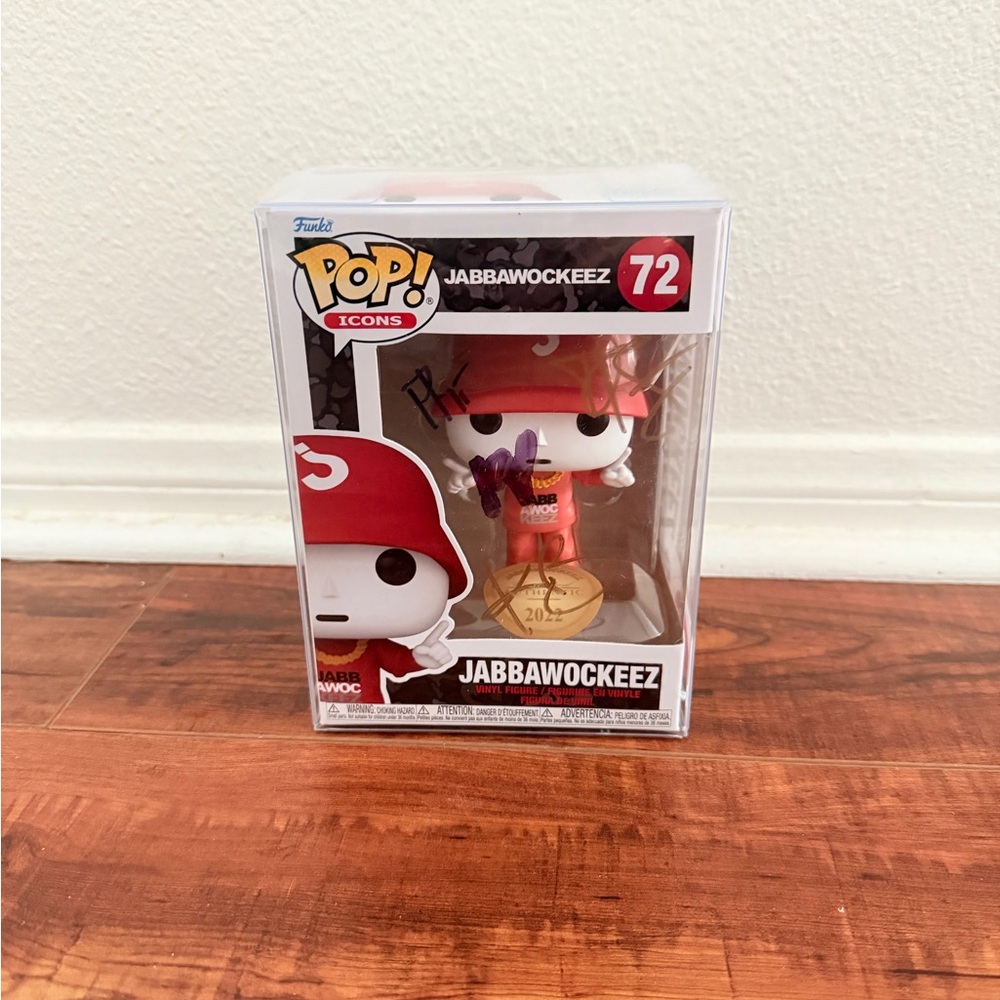 Funko Pop! Icons JabbaWockeeZ Figure Signed 72